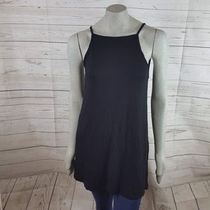 Angie Black Womens Strappy Back Stretch Knit Dress